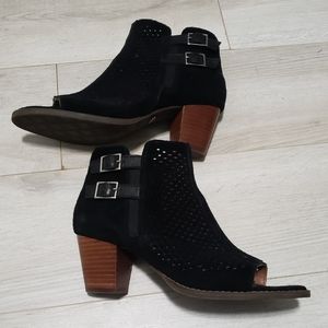 Vionics open toe booties